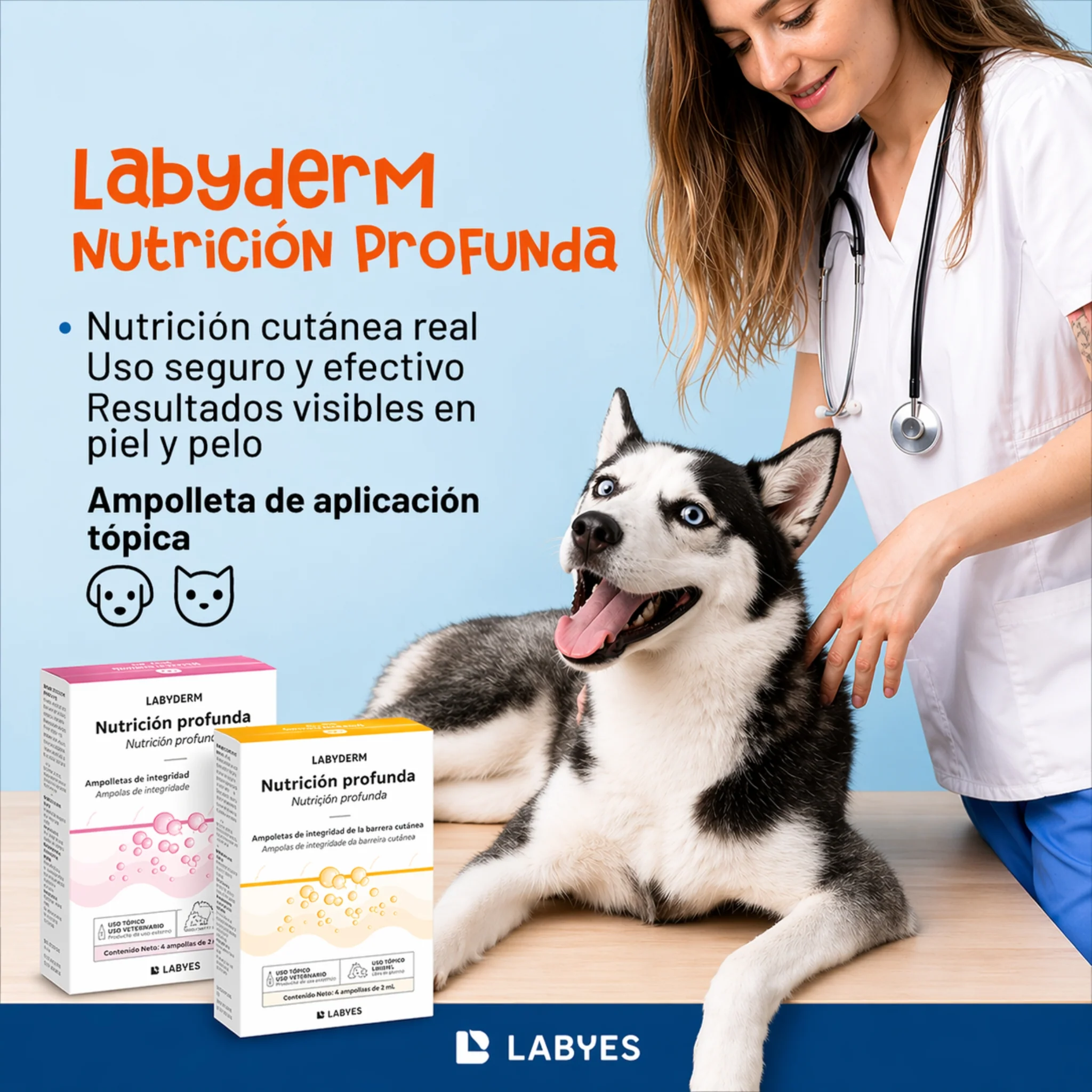 LabyDerm Nutrición Profunda – Ampolla Dermatológica Reparadora para Perros y Gatos - Image 2