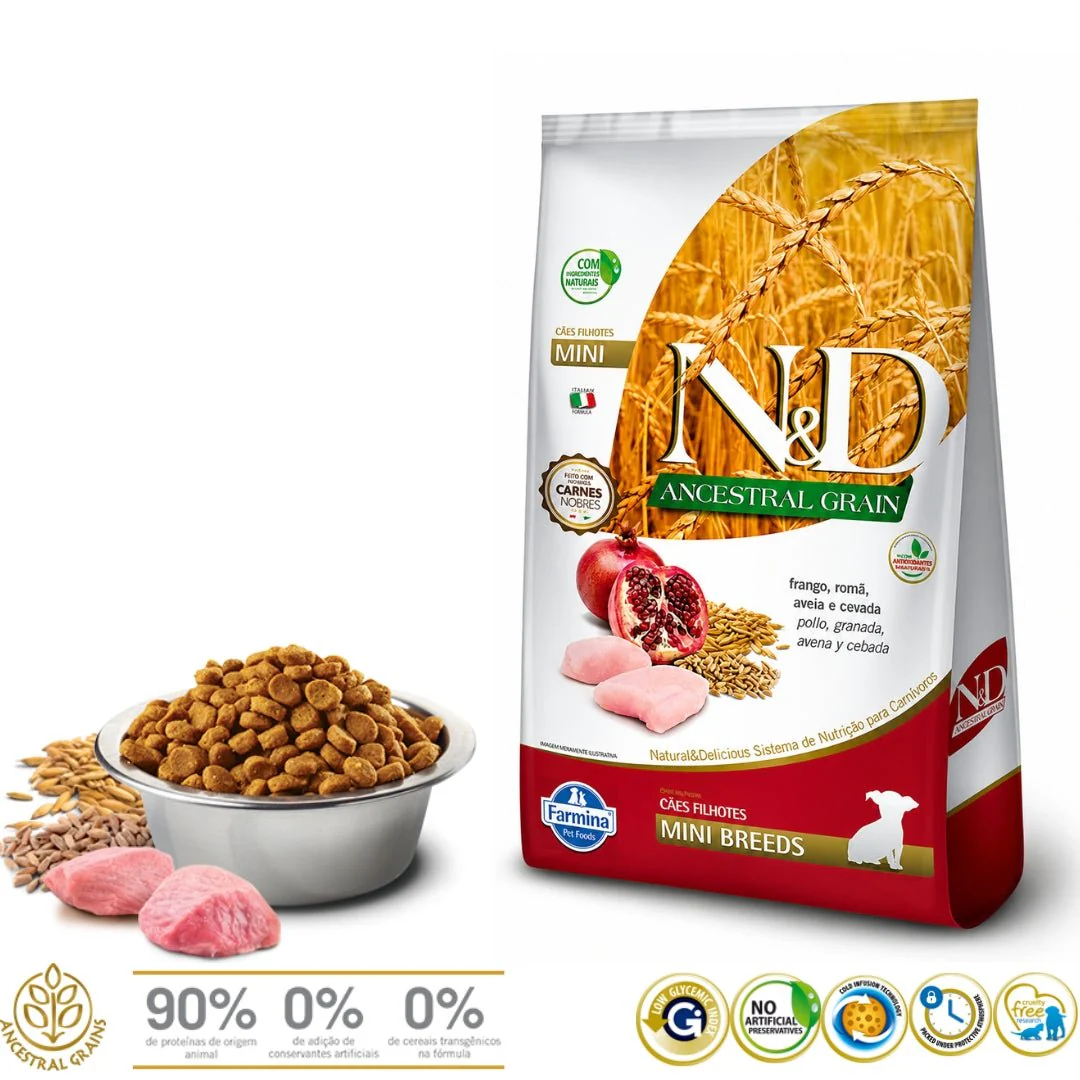 N&D Ancestral Grain Pollo Cachorro Mini 2.5kg