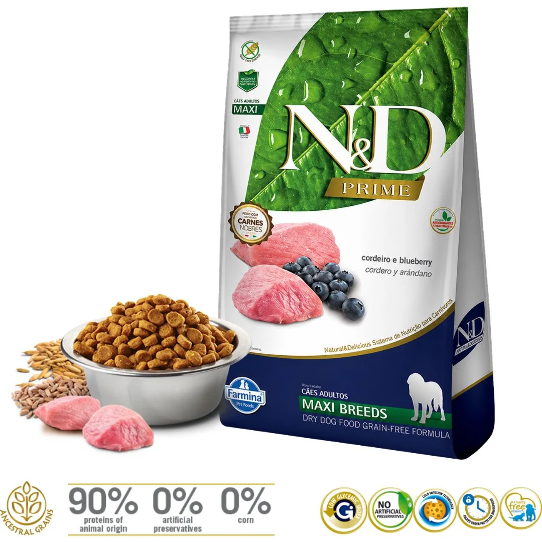 N&D Prime Cordero Adult Maxi Cordero 10kg