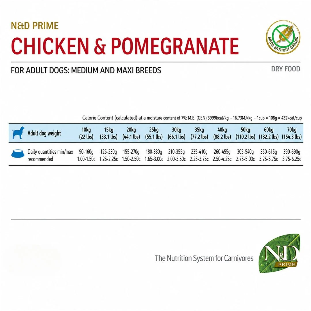 N&D Prime Adult Maxi Pollo 10kg - Image 2