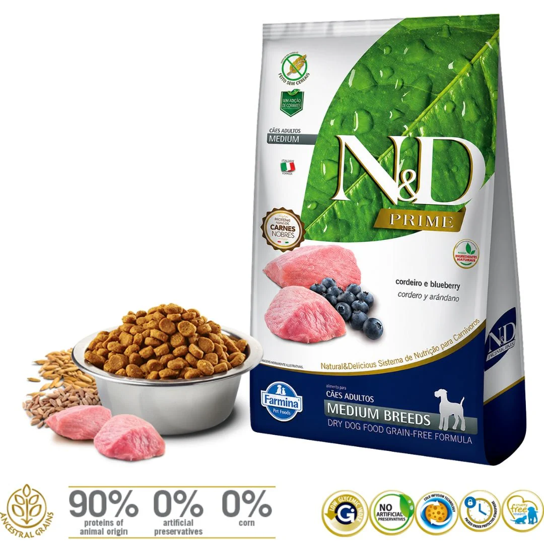 N&D Prime Cordero Adulto Medium