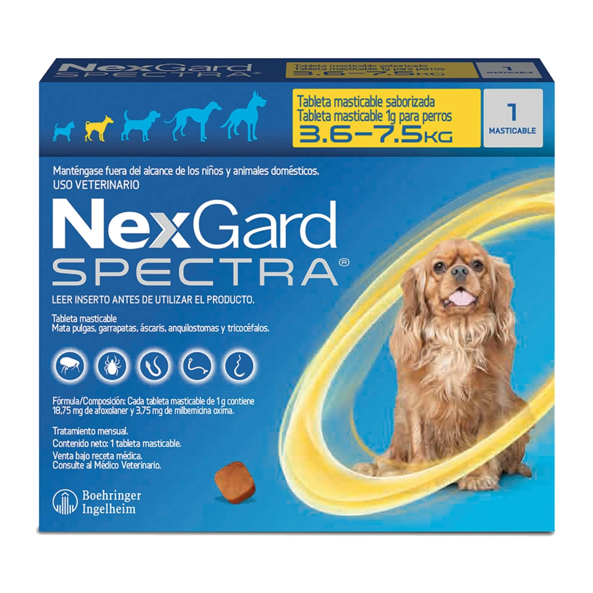 Nexgard Spectra antiparasitario interno y externo - Image 3