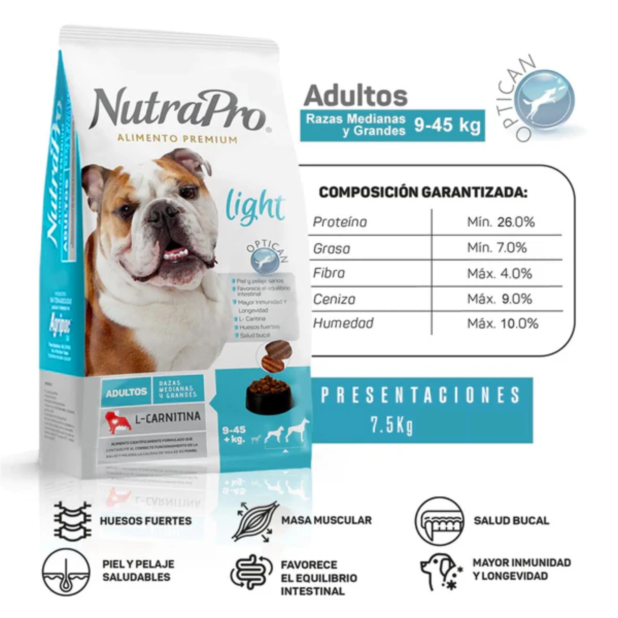 NutraPro Adulto Light 7,5kg - Image 2