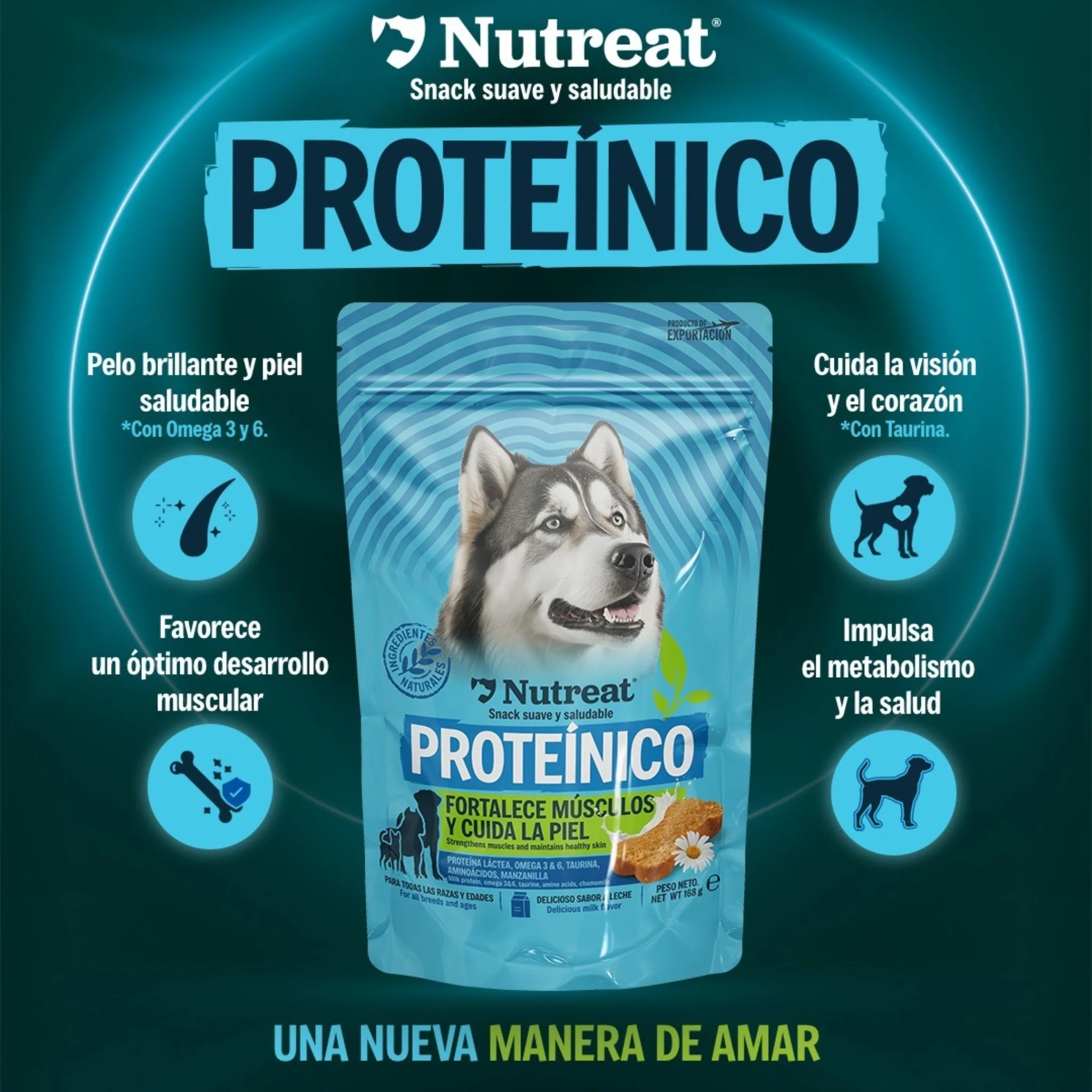 Nutreat Snack Proteínico 2PACK para Perros – Premio Nutritivo y Funcional - Image 4