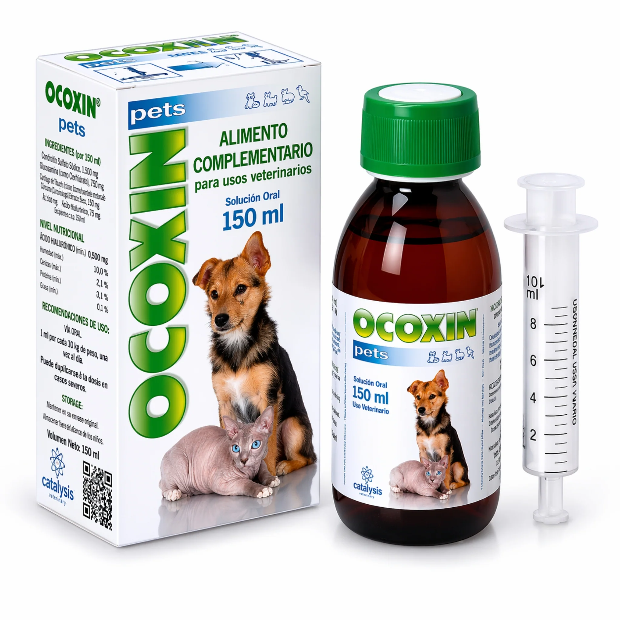 Ocoxin Pets – Suplemento Inmunológico y Antioxidante para Perros y Gatos