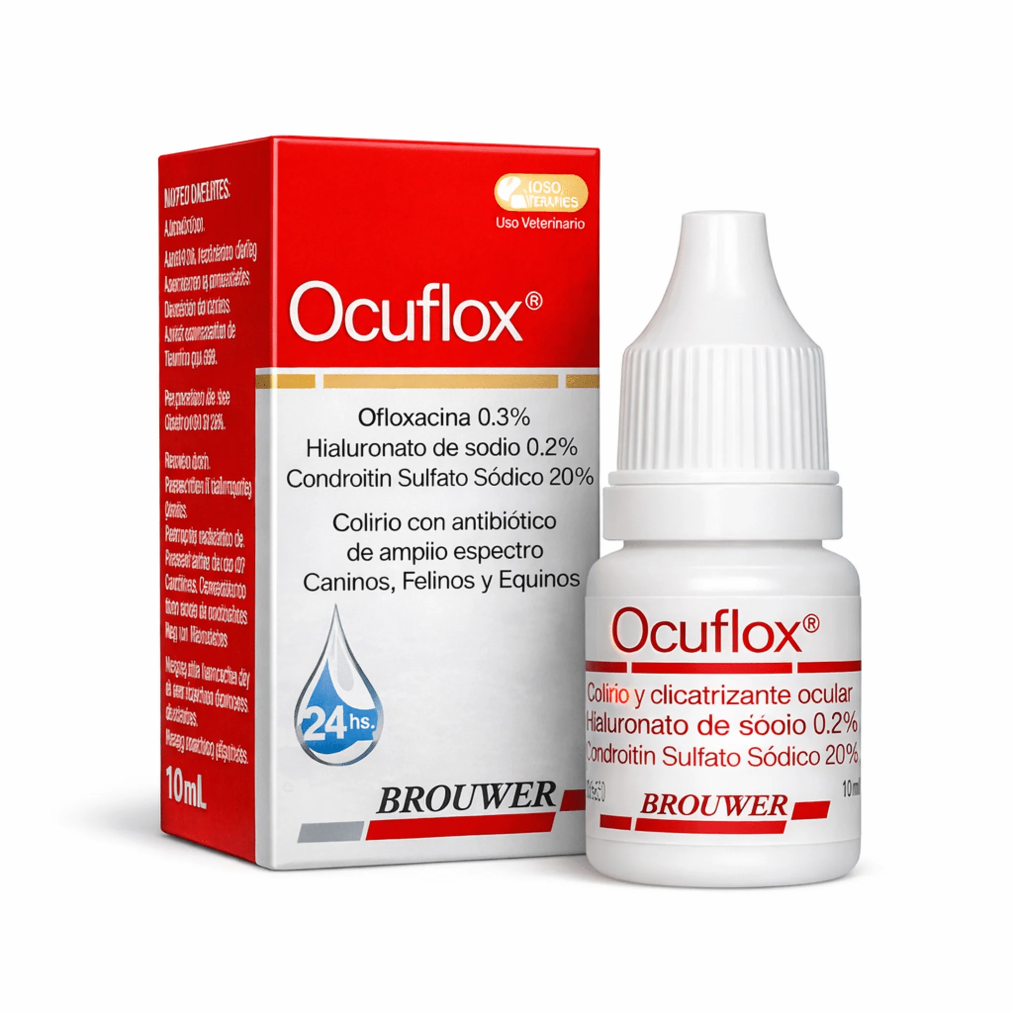 Ocuflox - Colirio Antibiótico para Perros y Gatos