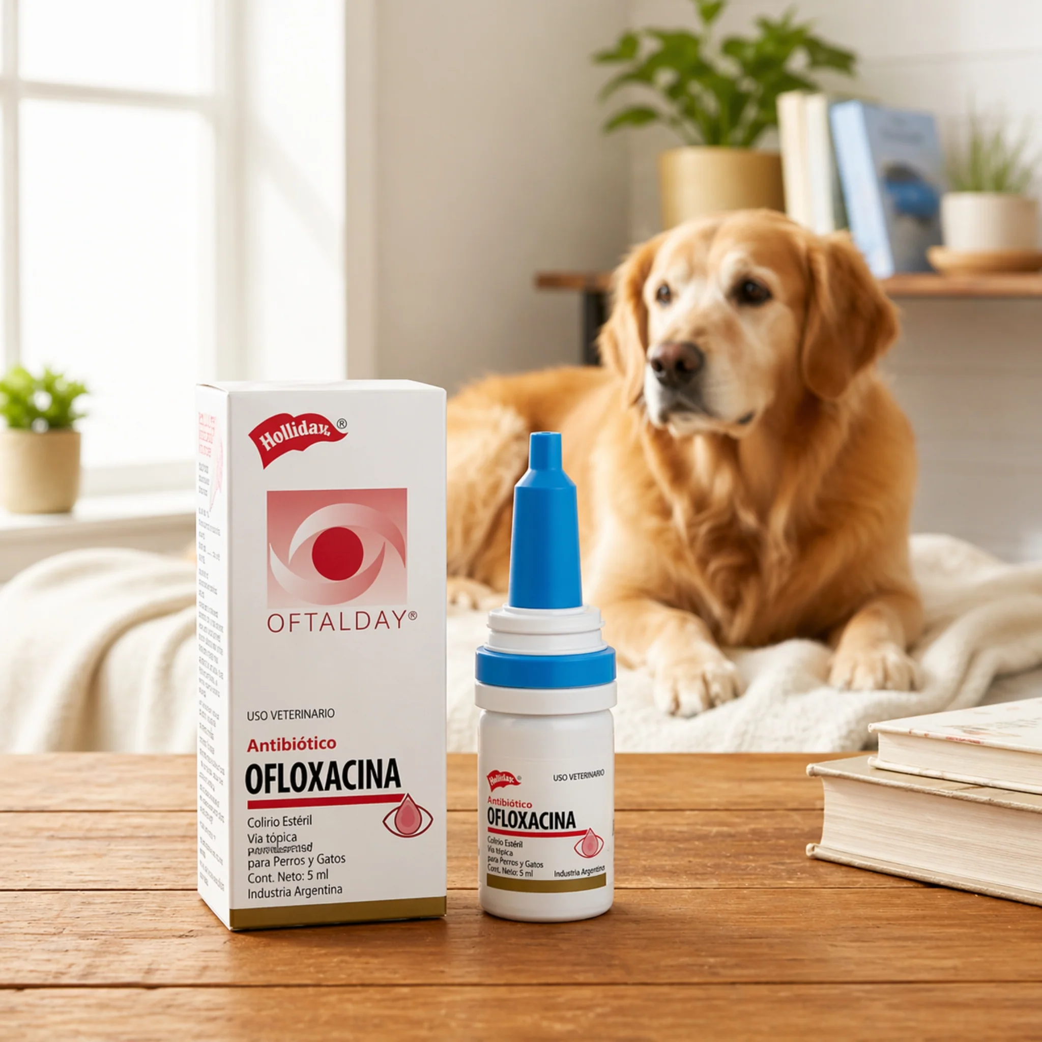 Ofloxacina 5 ml – Colirio Antibiótico Oftálmico para Perros y Gatos - Image 3