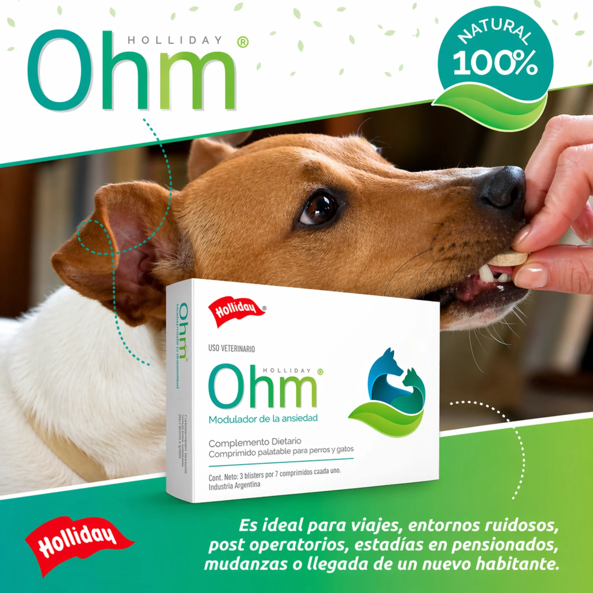 OHM – Modulador de Ansiedad y Estrés para Perros y Gatos - Image 4