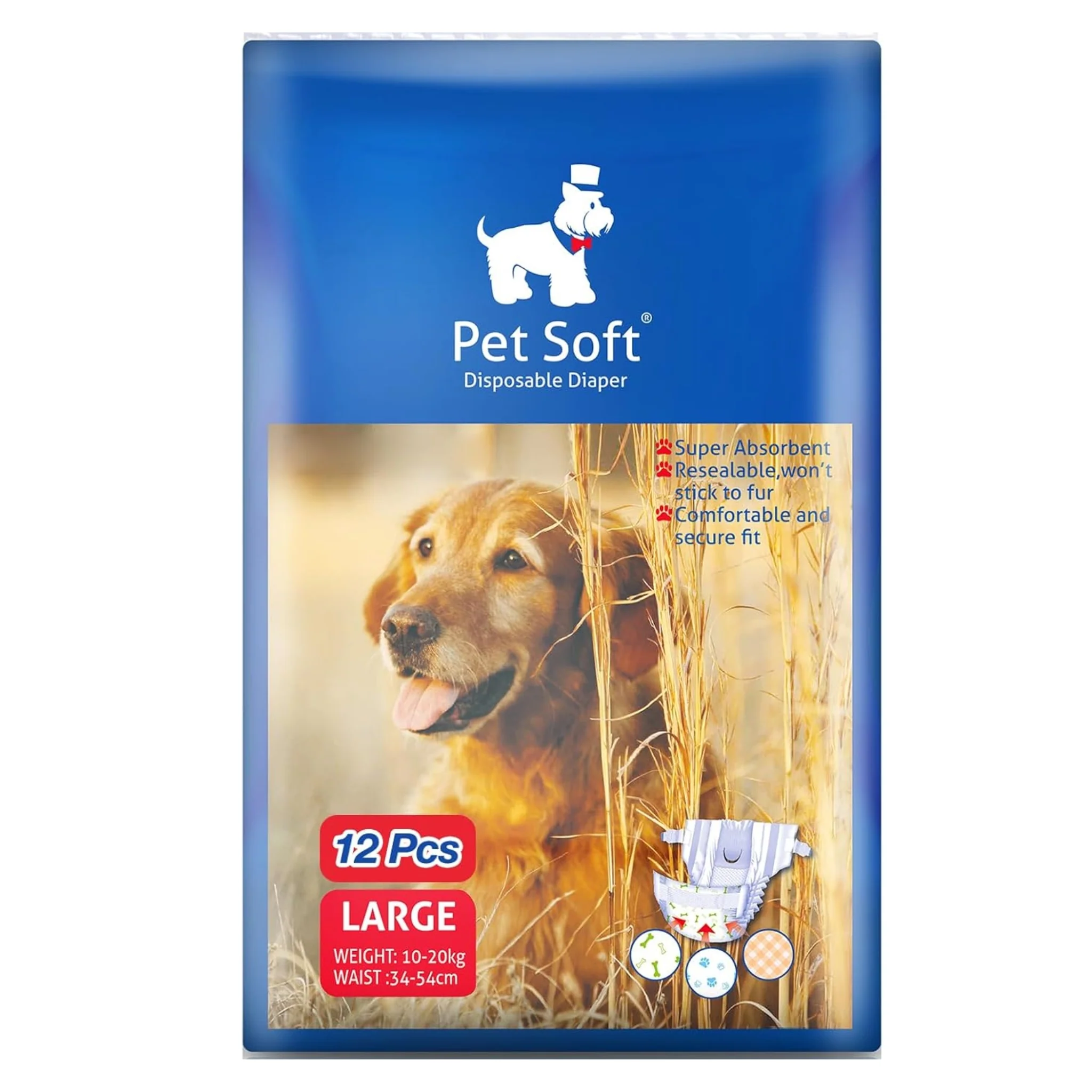 Pañales Desechables Pet Soft – Pack de 12 Unidades - Image 5