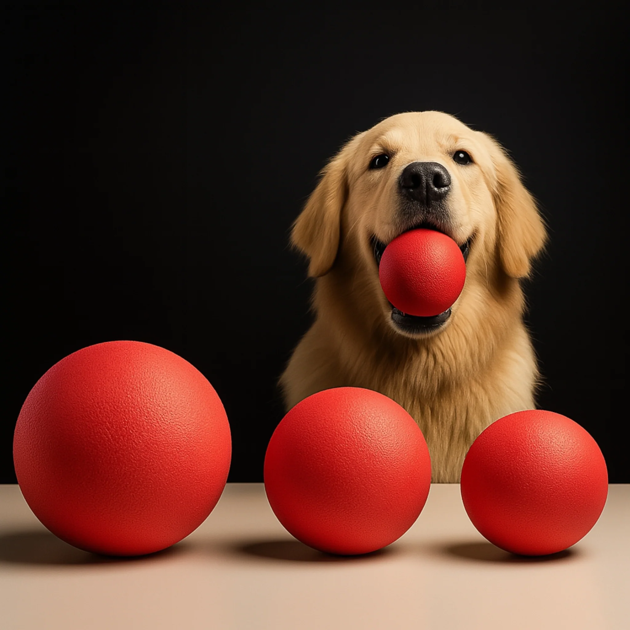 Pelota de Caucho Macizo para Perros – Súper Resistente e Indestructible - Image 3