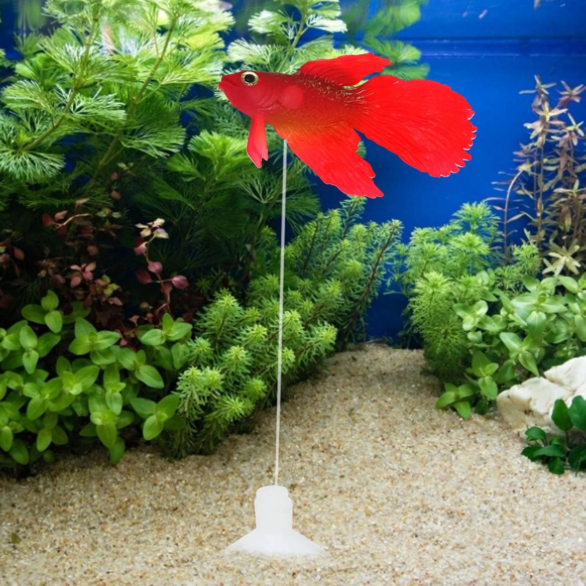 Pez Betta Artificial de Silicona para Acuario - Image 2