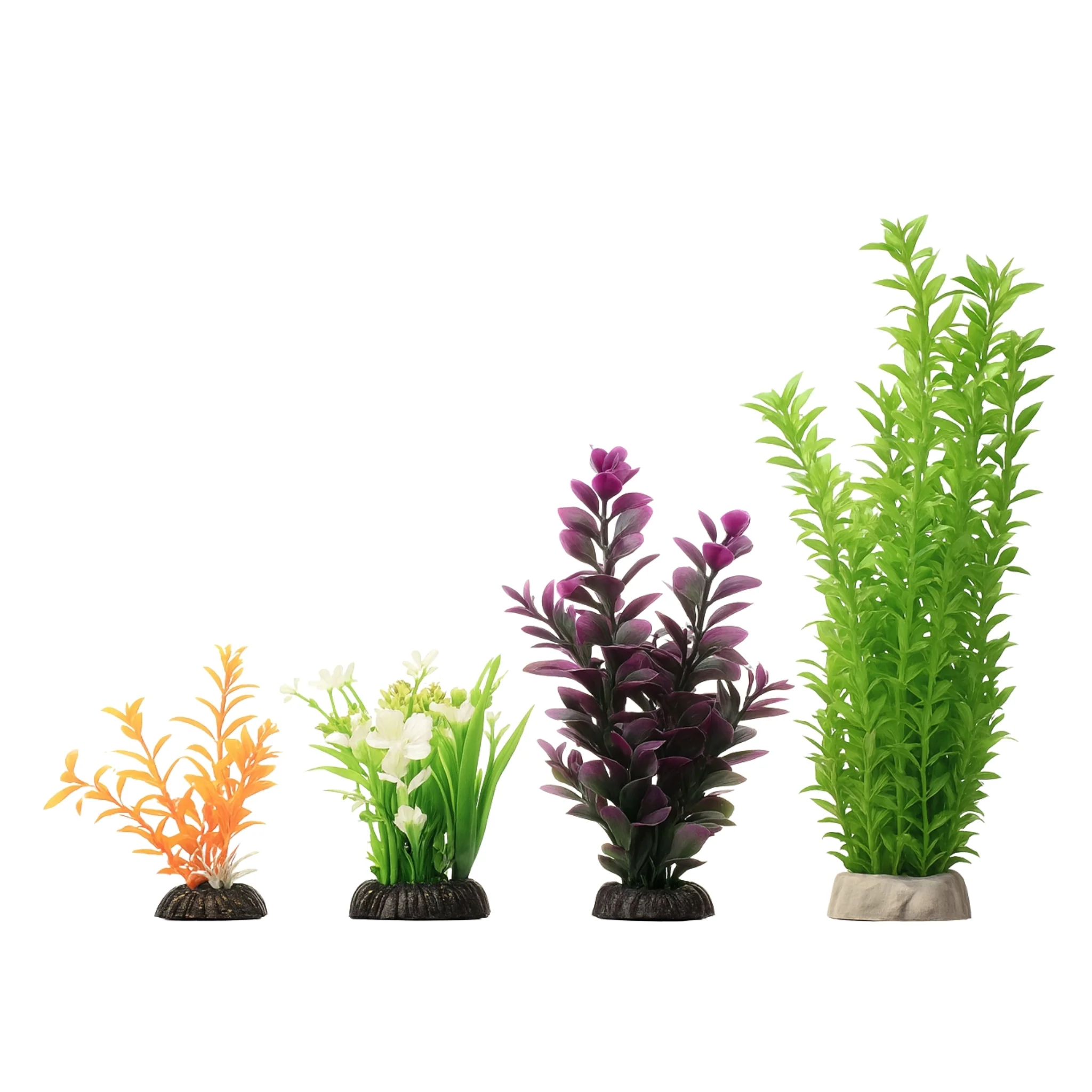Plantas Acuáticas Artificiales Variadas – Venta Individual (3", 4", 8" y 12") - Image 2