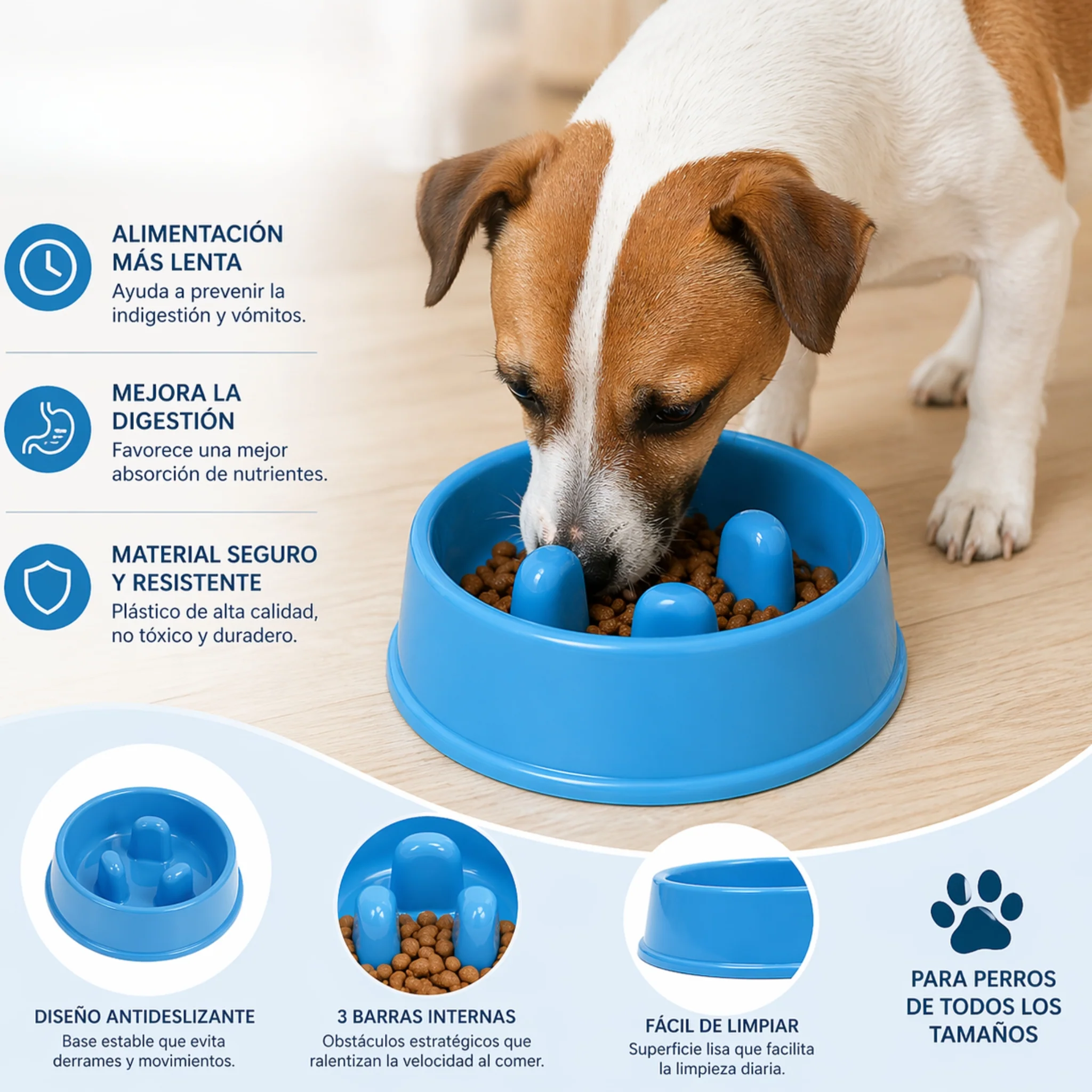 Plato Anti Ansiedad S para Perros - Slow Feeder - Image 3