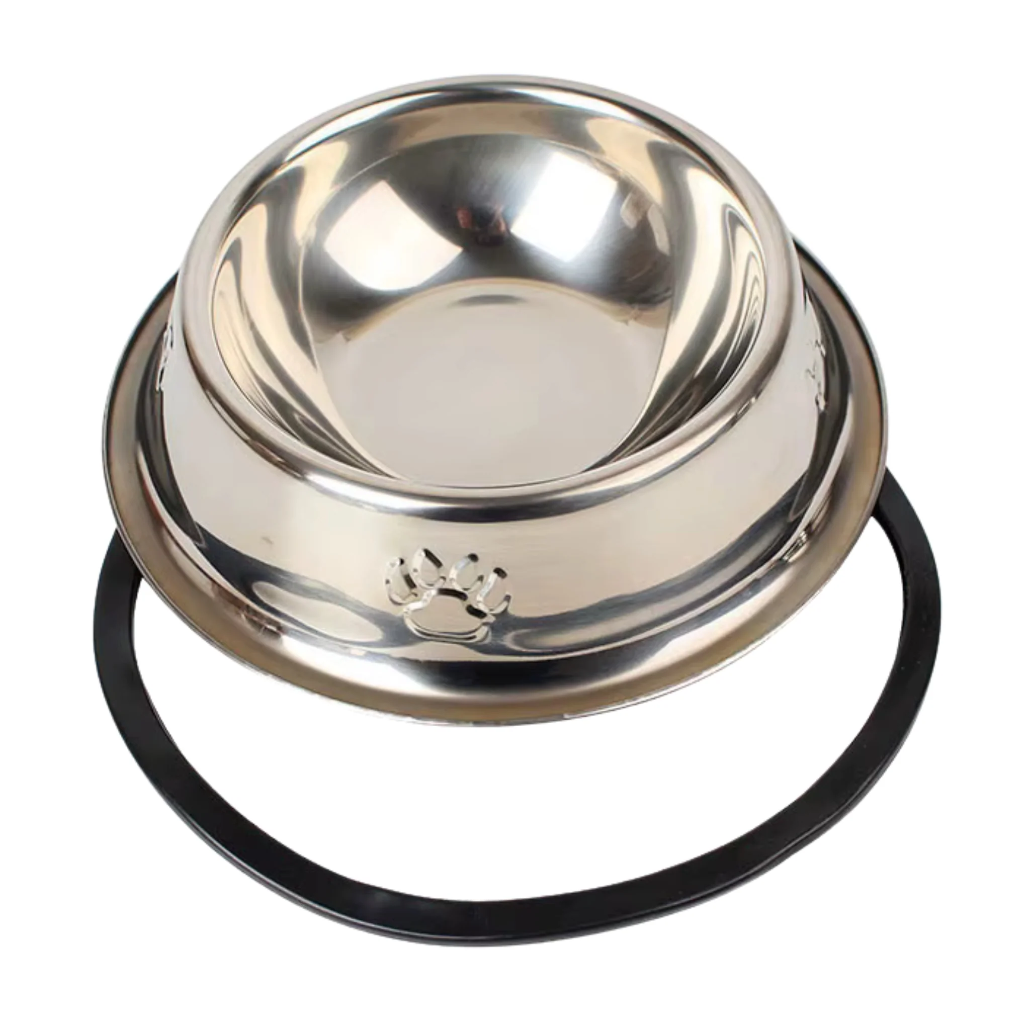 Plato Antideslizante de Acero Inoxidable para Perros y Gatos – Higiénico, Seguro y Resistente - Image 3