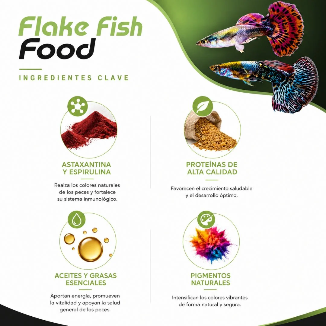 Porpoise Flake Fish Food 50 g – Alimento en Hojuelas para Peces Ornamentales - Image 3