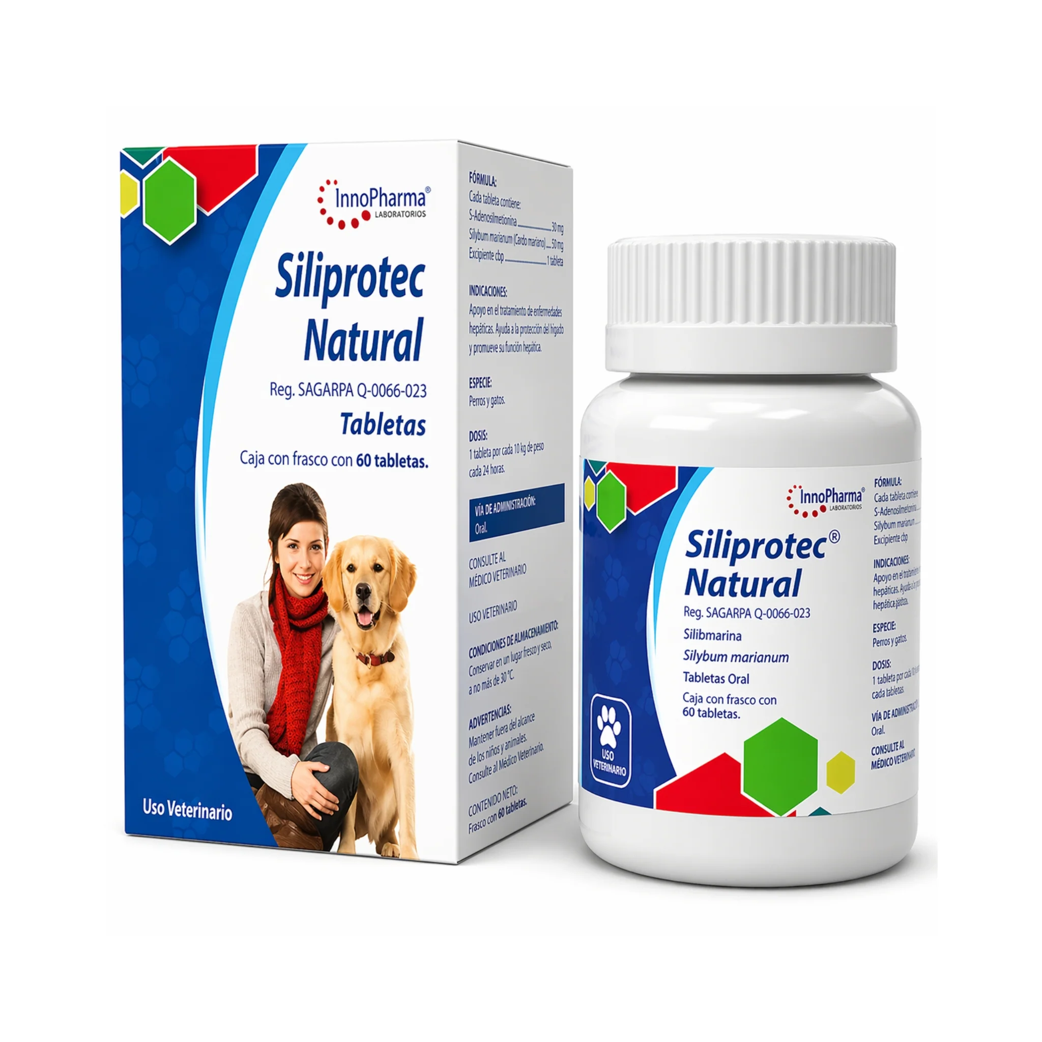 Siliprotect Natural – Hepatoprotector y Antioxidante para Perros y Gatos