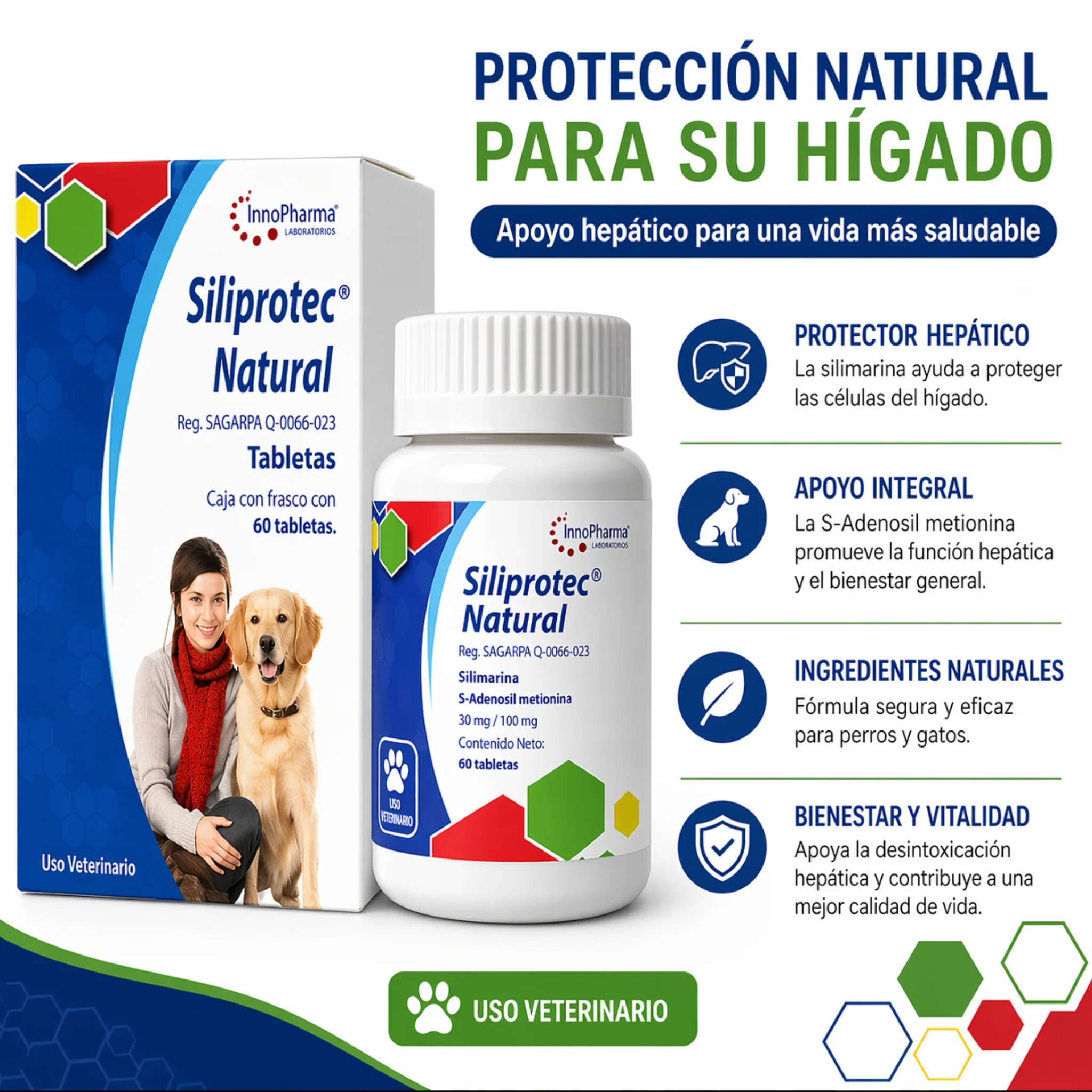 Siliprotect Natural – Hepatoprotector y Antioxidante para Perros y Gatos - Image 3
