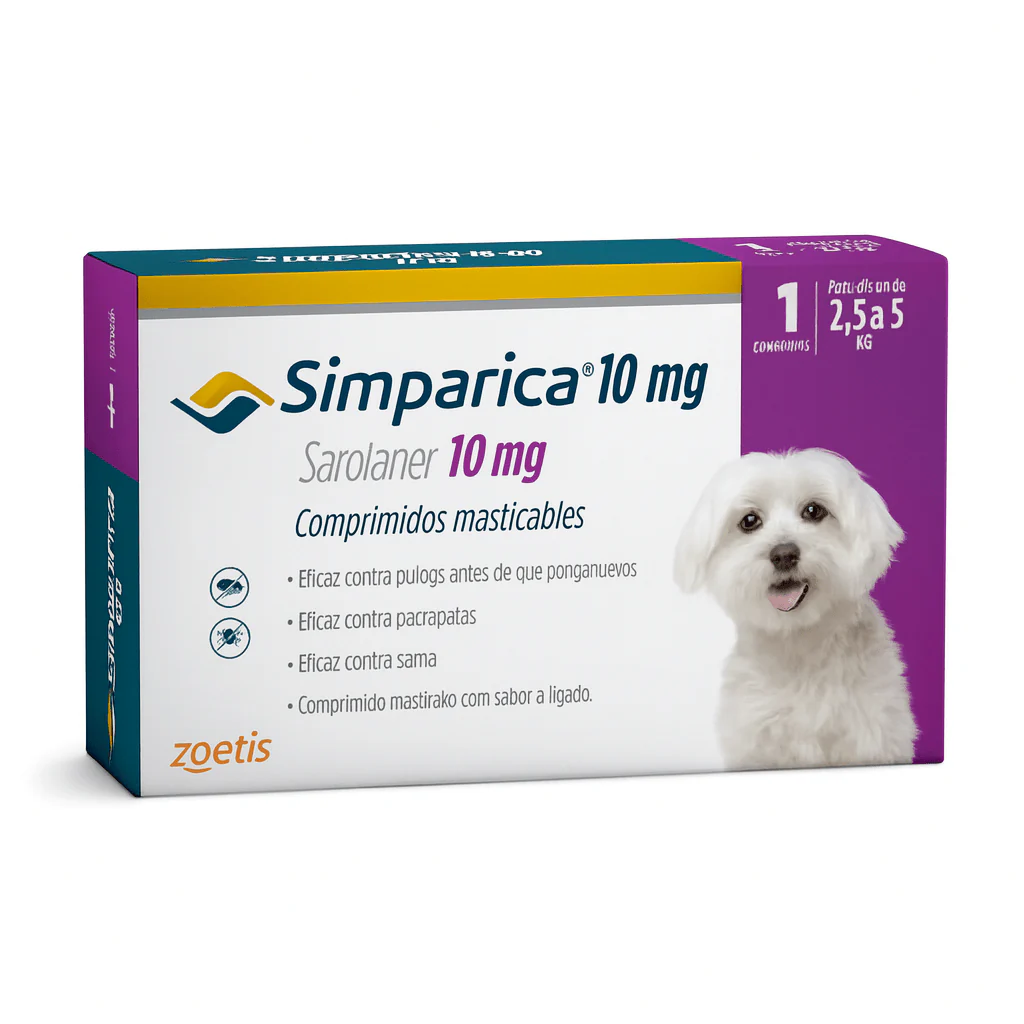 Simparica tableta antipulgas, garrapatas, piojos y ácaros ( 1 unidad) - Image 6