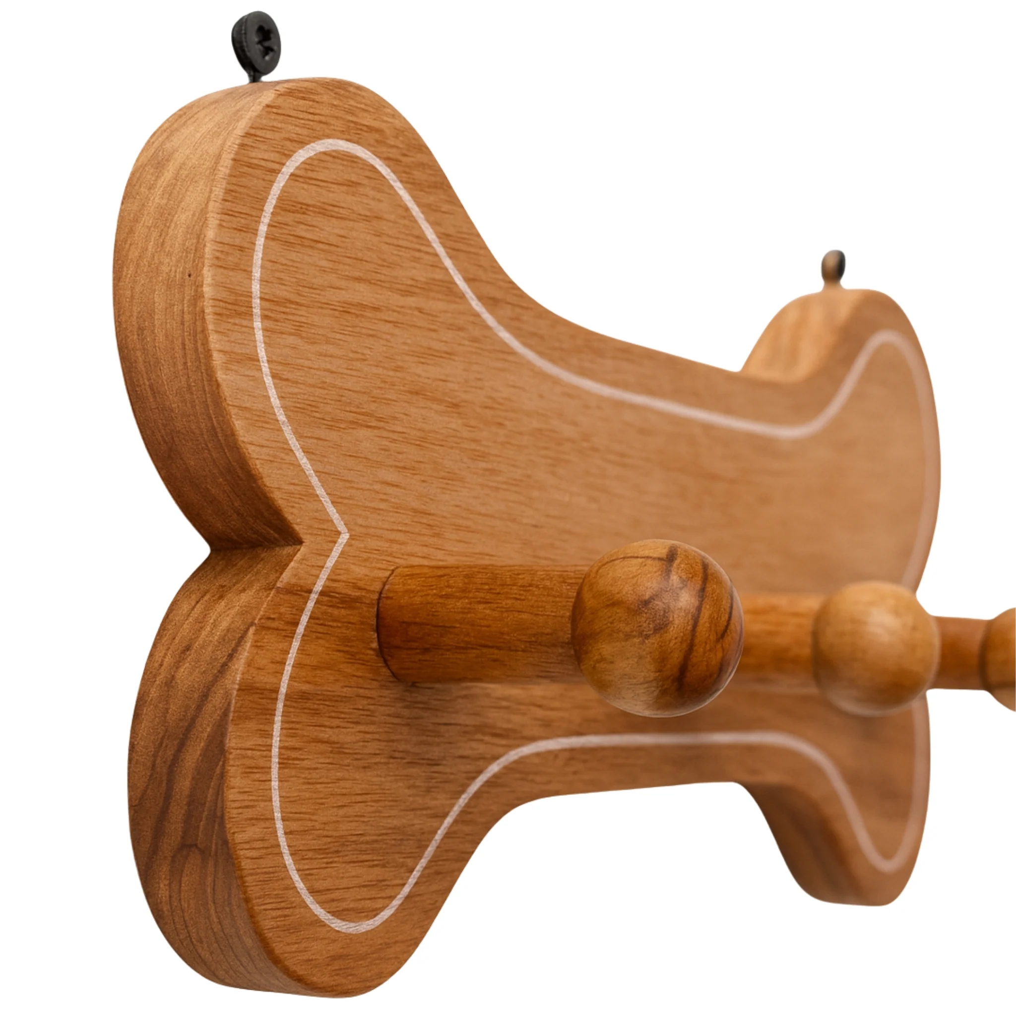 Soporte de Pared para Traillas y Arneses de Perro en Madera de Pino – 36 x 17 cm - Image 2