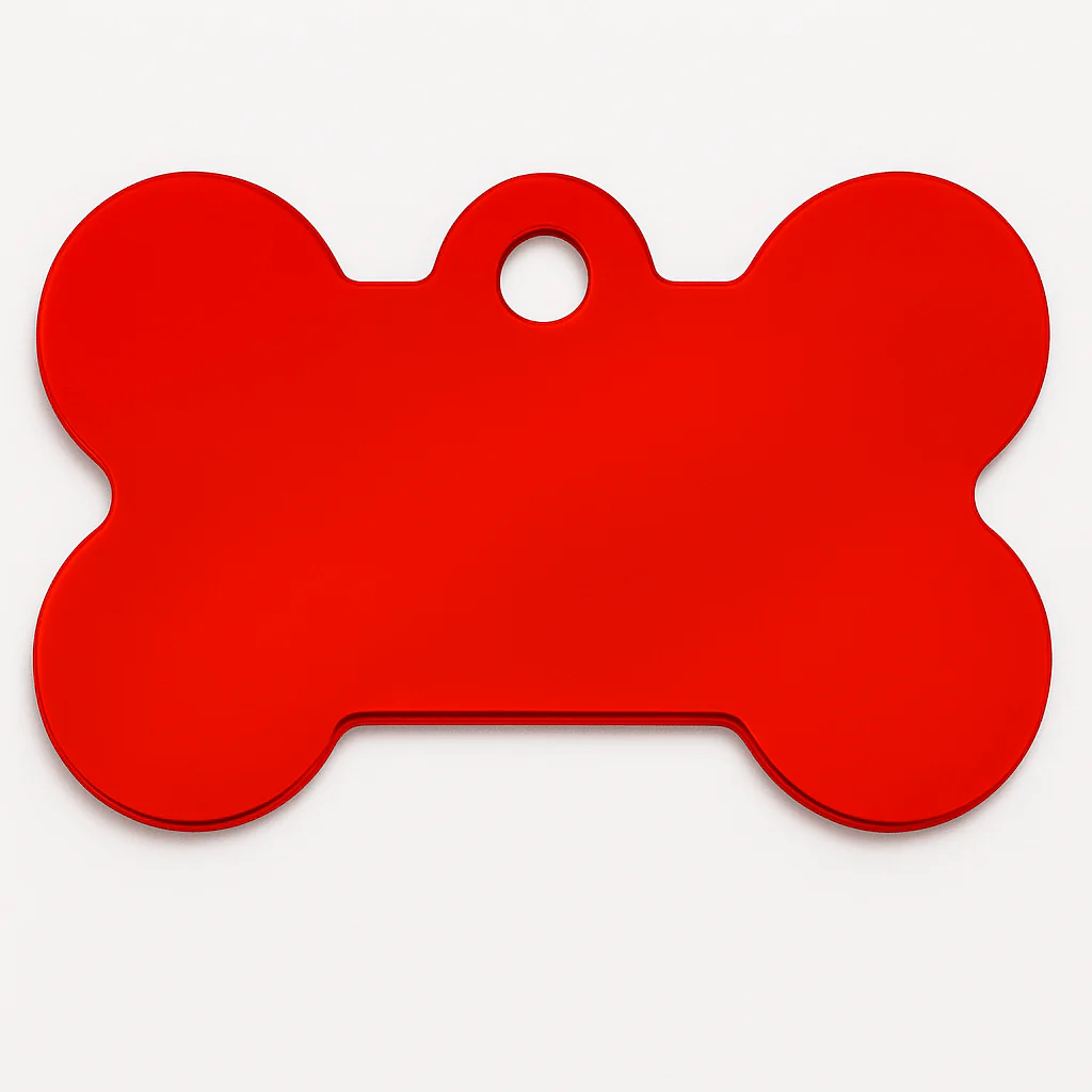 Quick-Tag Bone – Placa de Identificación Personalizada para Perros (Cromada, Grande) - Image 3