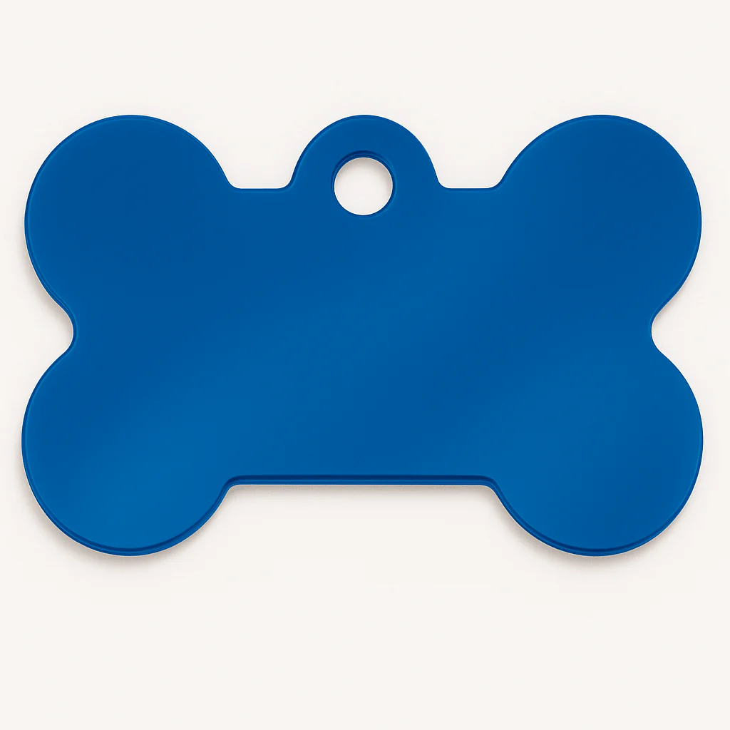 Quick-Tag Bone – Placa de Identificación Personalizada para Perros (Cromada, Grande) - Image 4