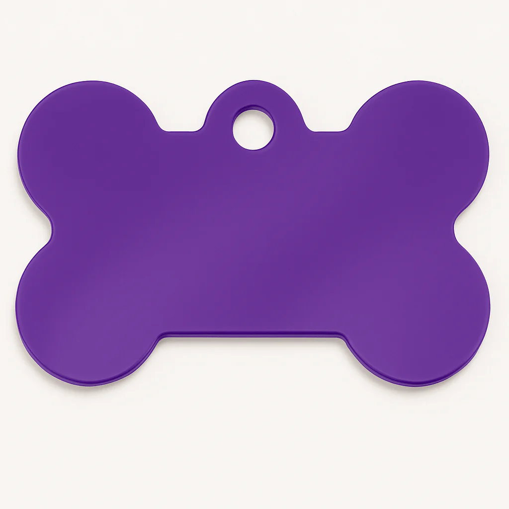 Quick-Tag Bone – Placa de Identificación Personalizada para Perros (Cromada, Grande) - Image 5