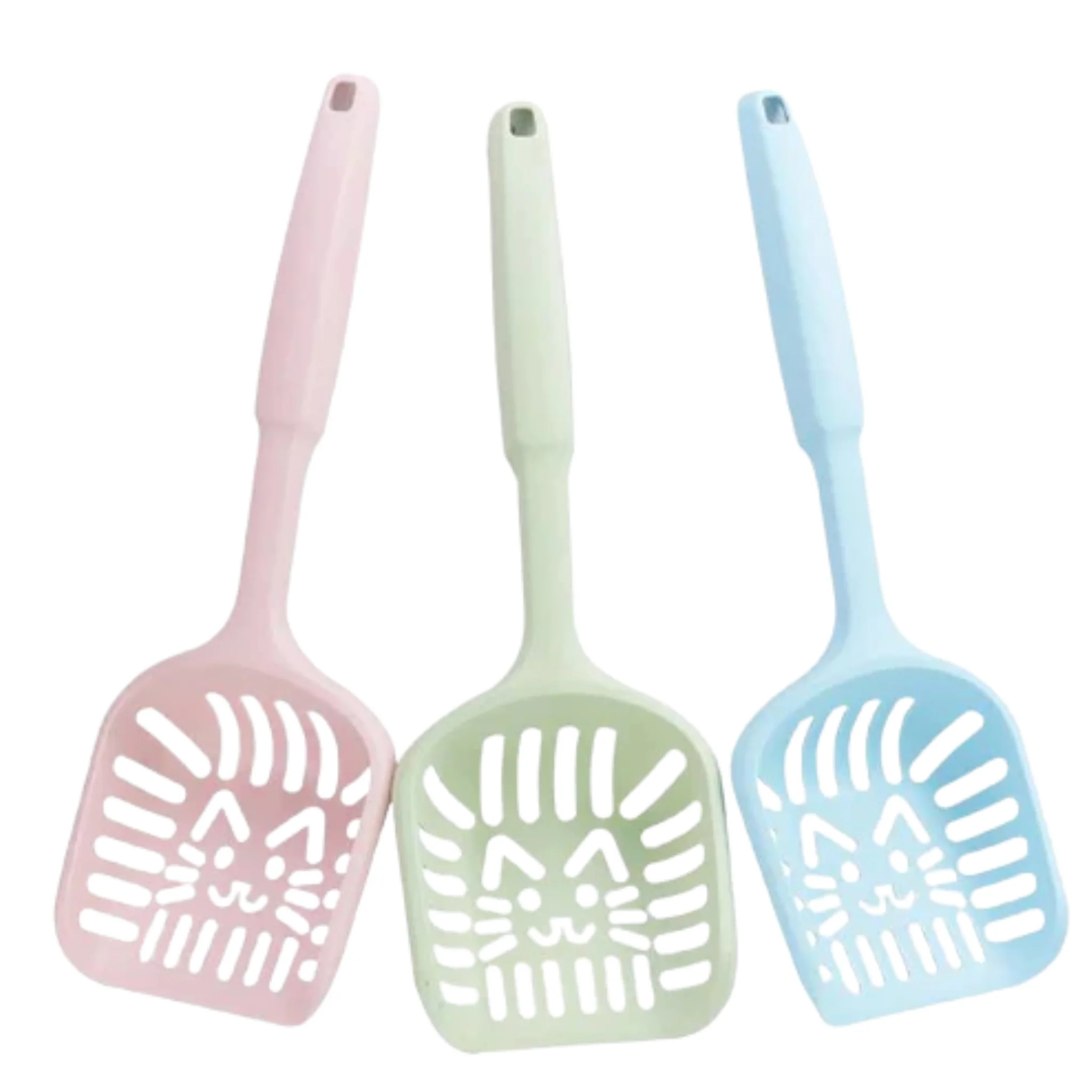 Pala Extra Grande para Arena de Gato 45×14 cm – Colores Pastel