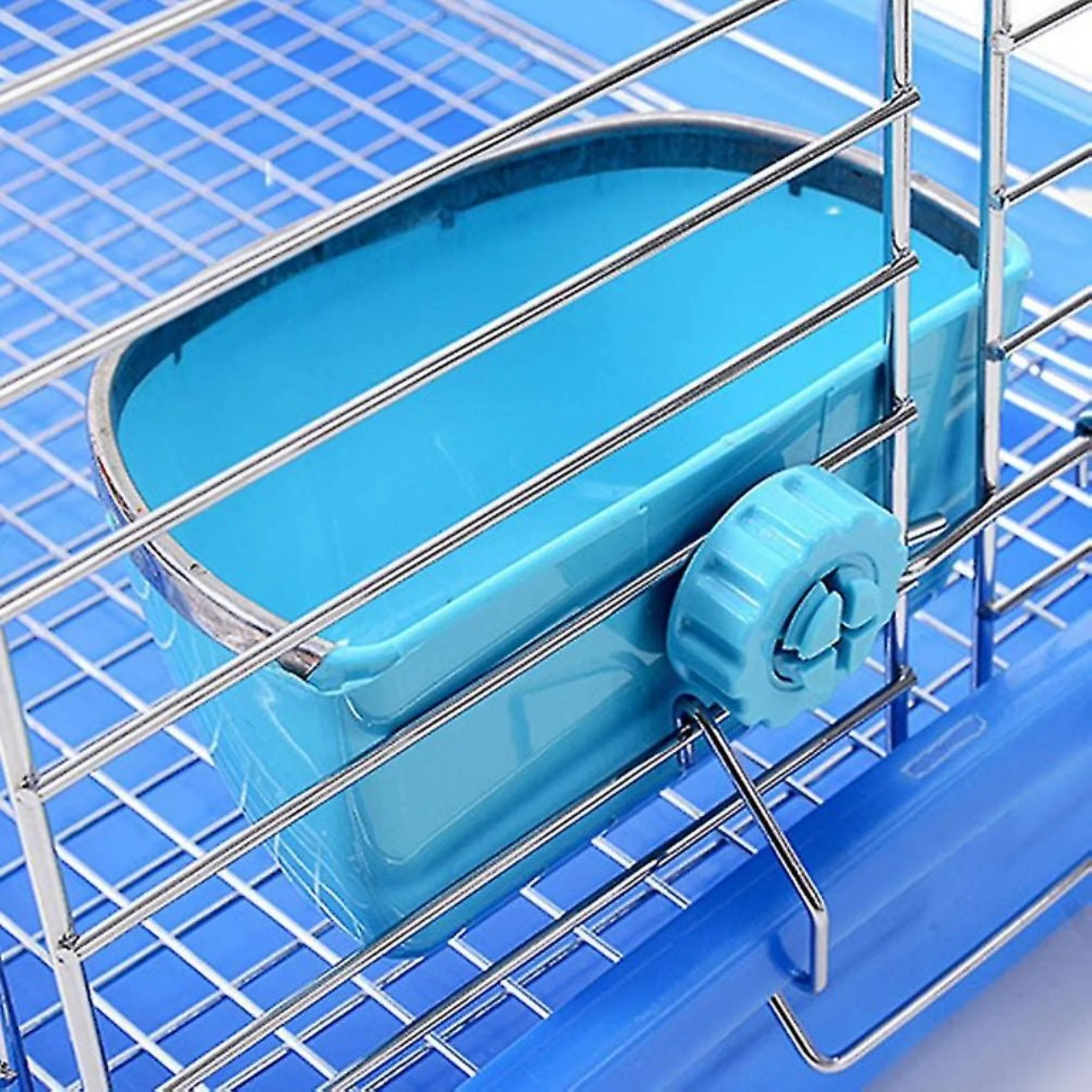 Tazón de Comida y Agua para Conejos y Animales Pequeños – Antimordidas y Fácil de Instalar - Image 2