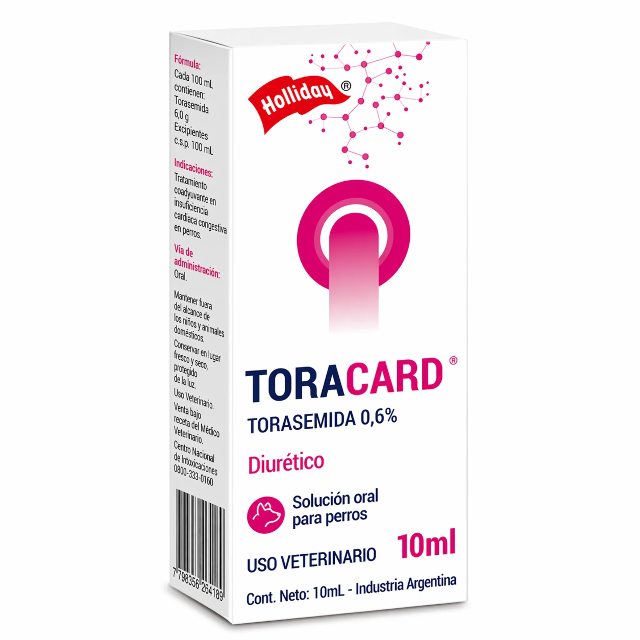 Toracard – Diurético Cardiovascular para Insuficiencia Cardíaca en Perros
