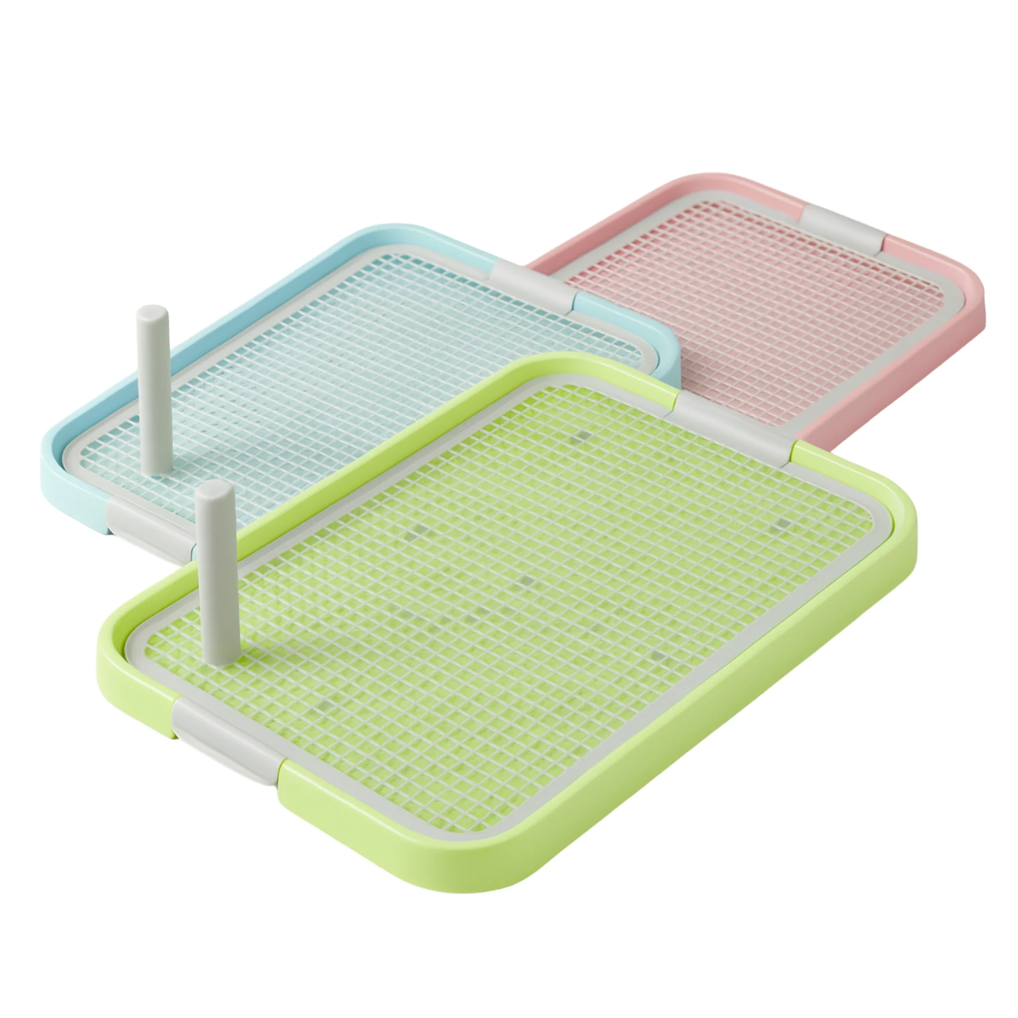 Urinario para Perros con Rejilla y Poste – Bandeja Higiénica para Cachorros y Perros Miniatura - Image 4