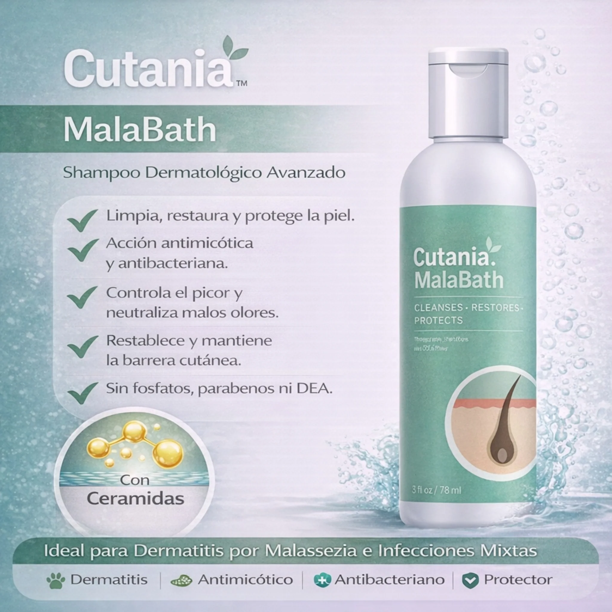 VetNova Cutania M Pack – Champú y Spray para Problemas de Piel - Image 4