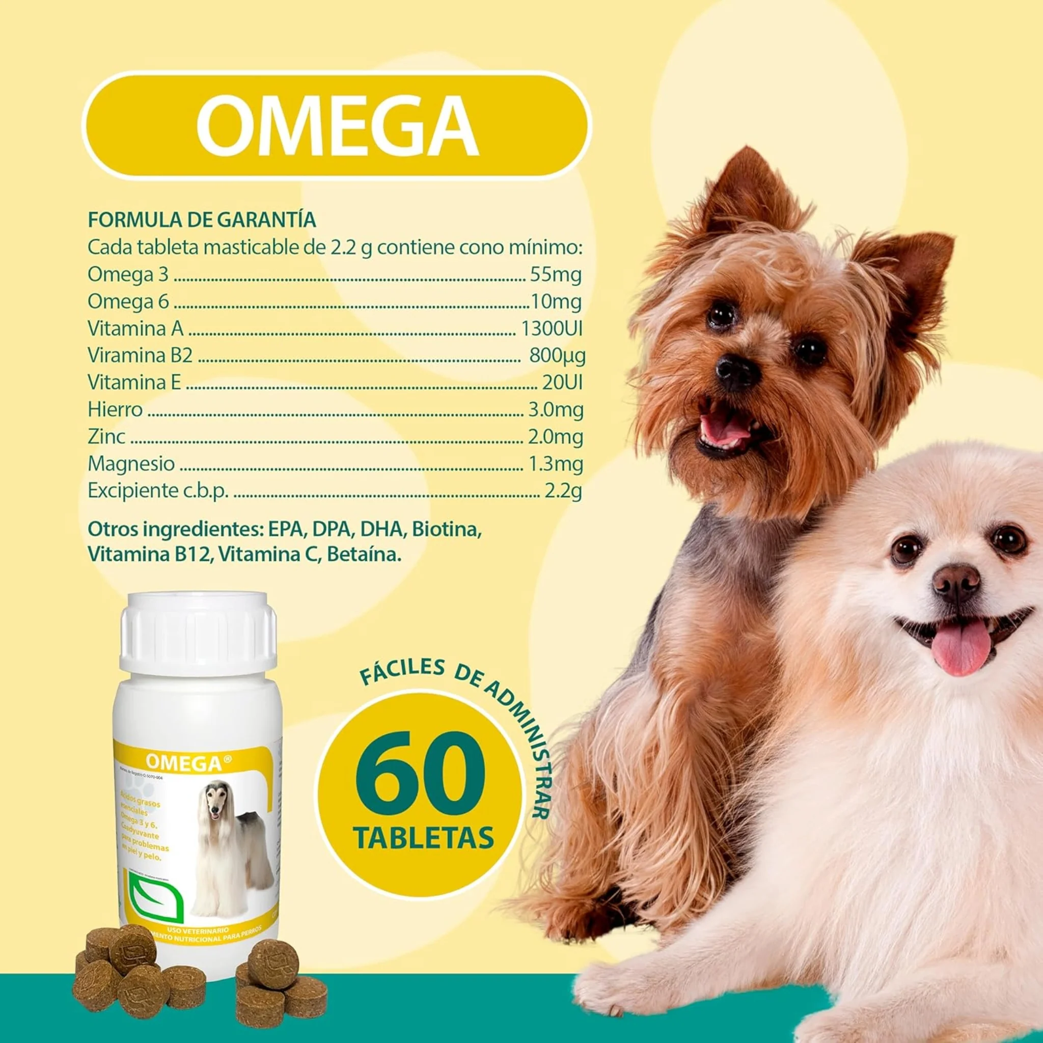 Vetri Omega® Perros – Suplemento Nutricional para Piel, Pelaje y Vitalidad - Image 5