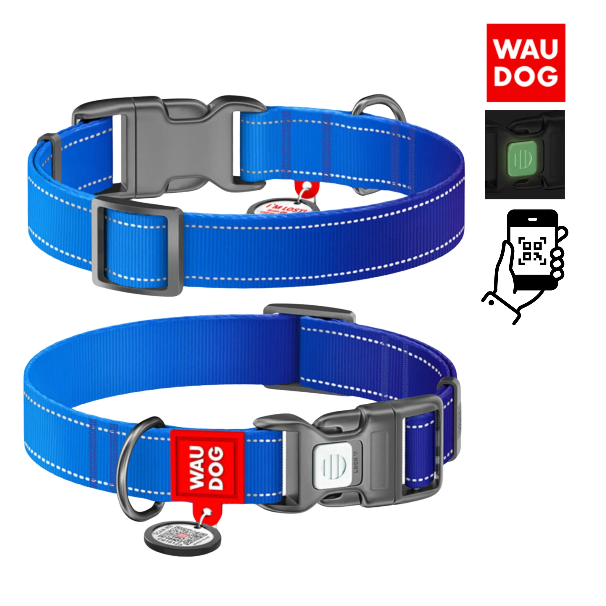 WAUDOG Nylon Collar Reflectivo L 2,5 mm - Image 4