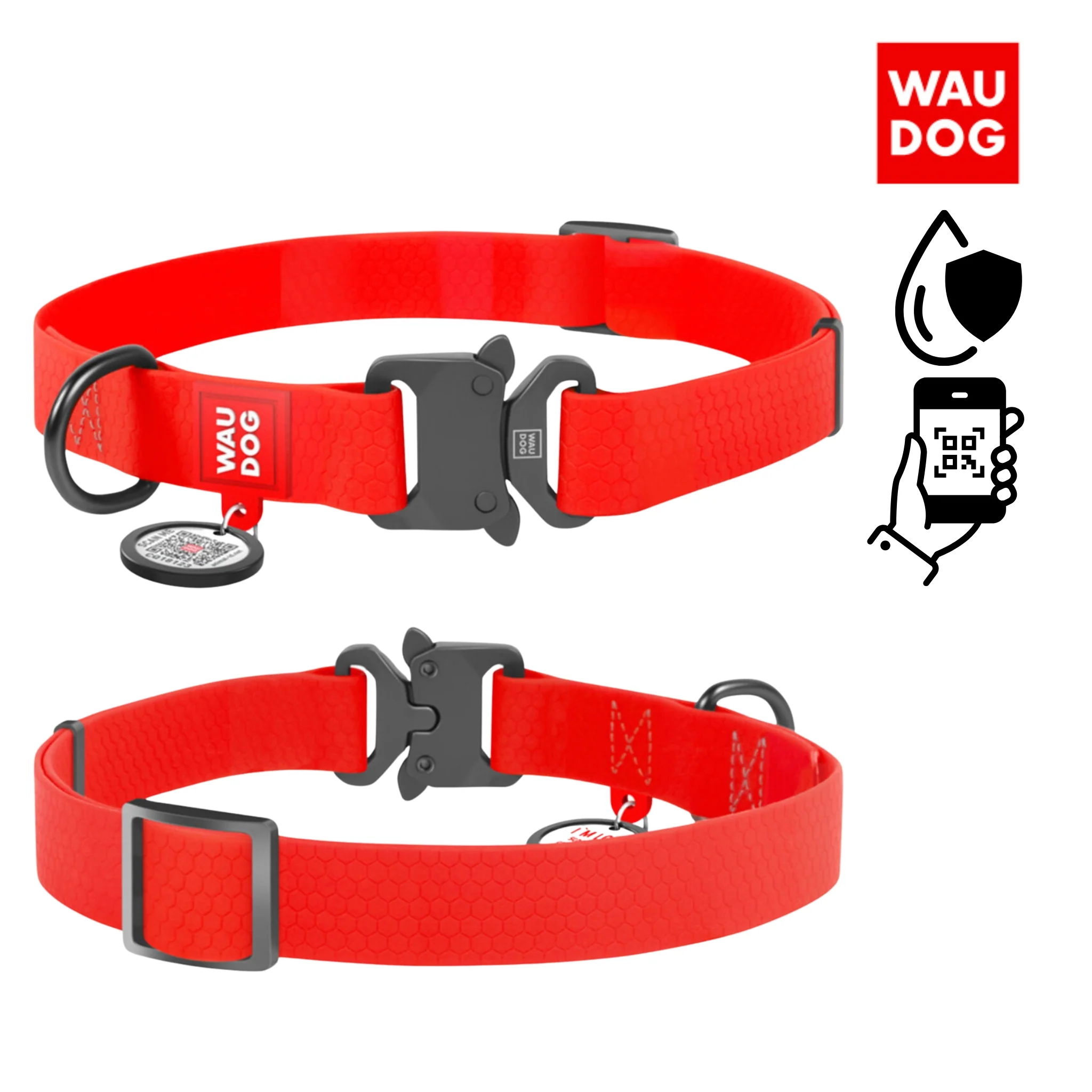 Collar impermeable WAUDOG Water: resistente y perfecto para actividades al aire libre. - Image 4