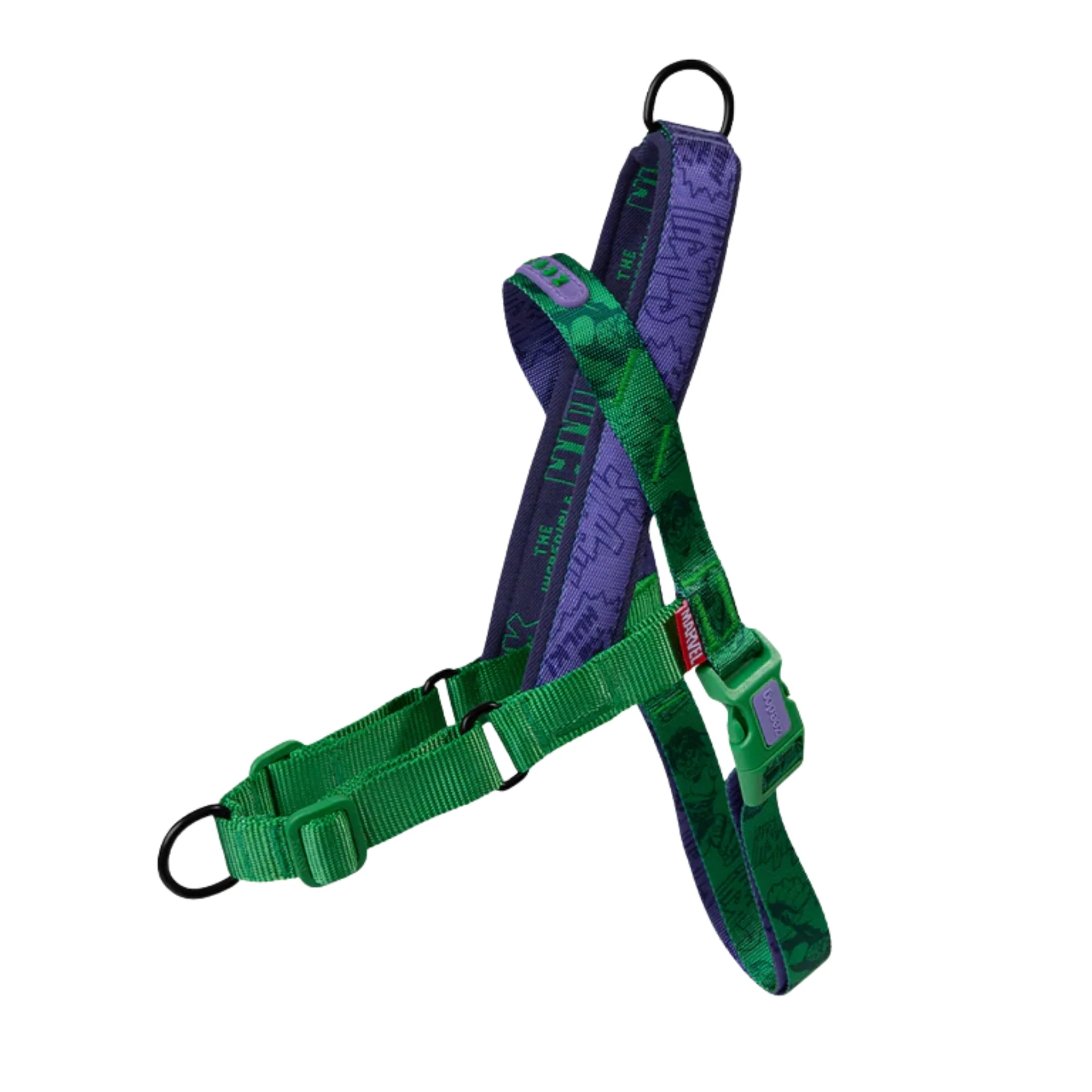 Zee.Dog Marvel Hulk SofterWalk – Arnés Ajustable Anti-Tirones